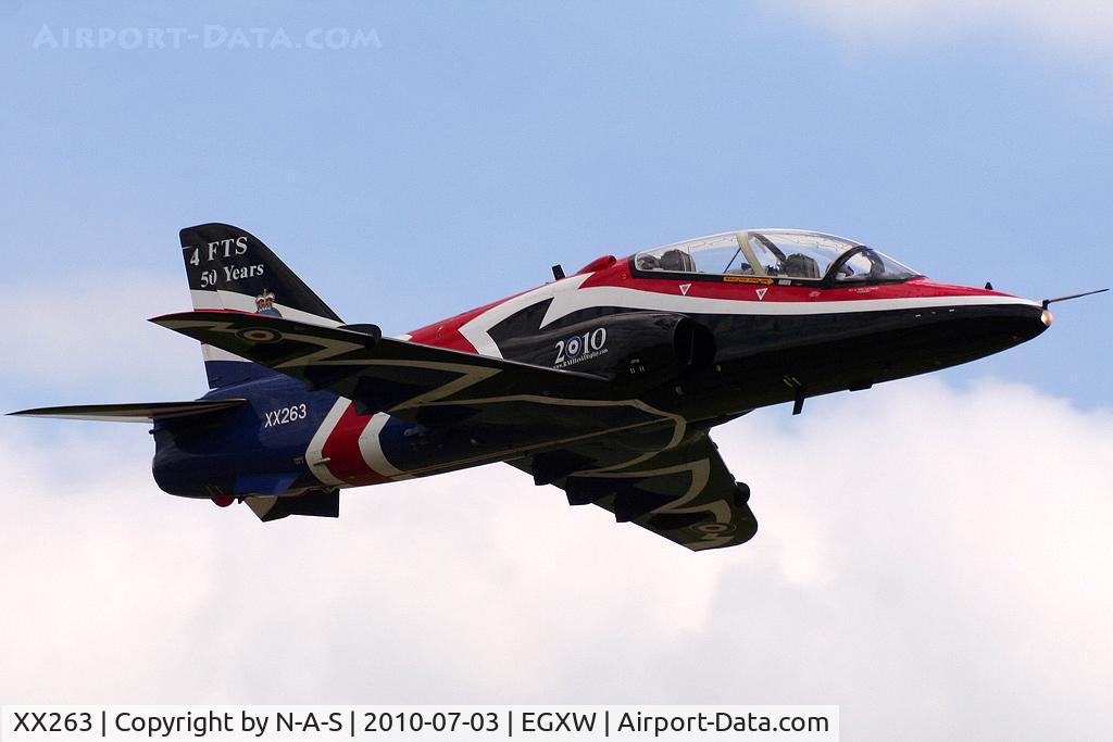 XX263, 1978 Hawker Siddeley Hawk T.1A C/N 099/312099, During its display