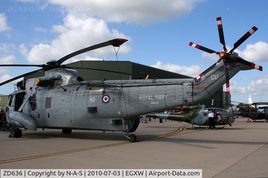 ZD636, 1985 Westland Sea King ASaC.7 C/N WA945, Static