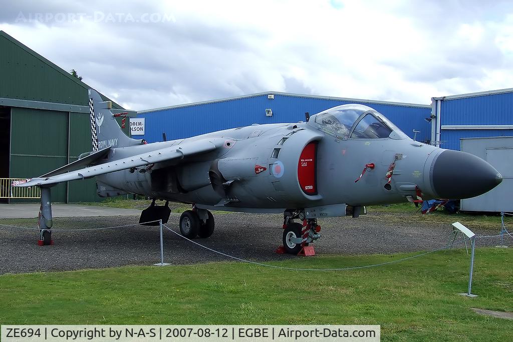 ZE694, 1988 British Aerospace Sea Harrier F/A.2 C/N B53/P28, Preserved at MAM