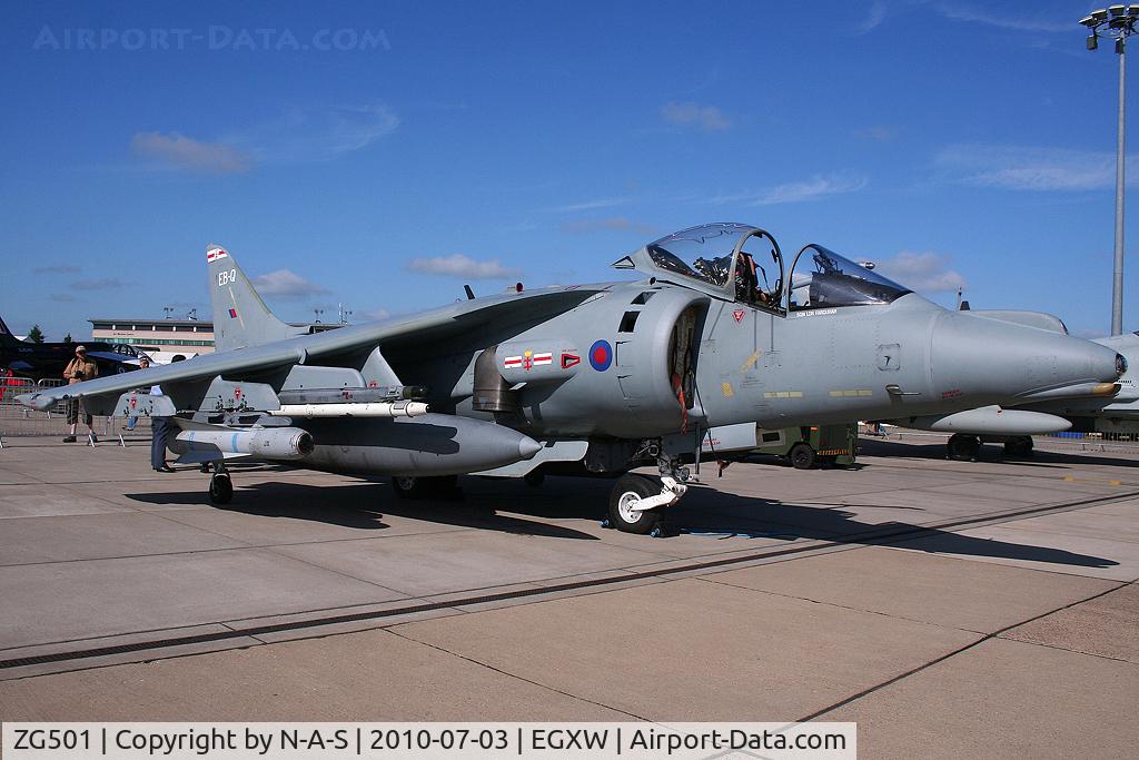 ZG501, British Aerospace Harrier GR.9 C/N P72, Static