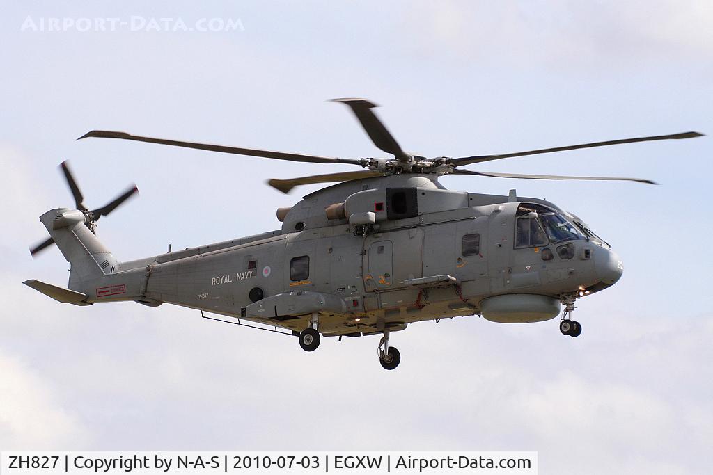 ZH827, 1998 AgustaWestland EH-101 Merlin HM.2 C/N 50037/RN07/MCSP20, Displaying