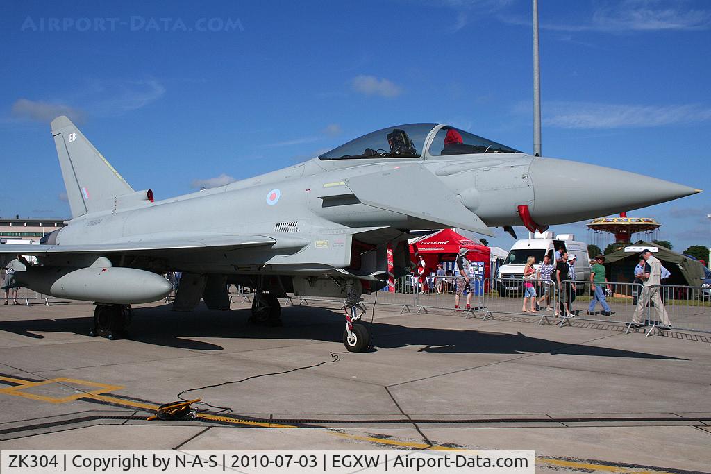 ZK304, 2009 Eurofighter EF-2000 Typhoon FGR4 C/N BS055/212, Static