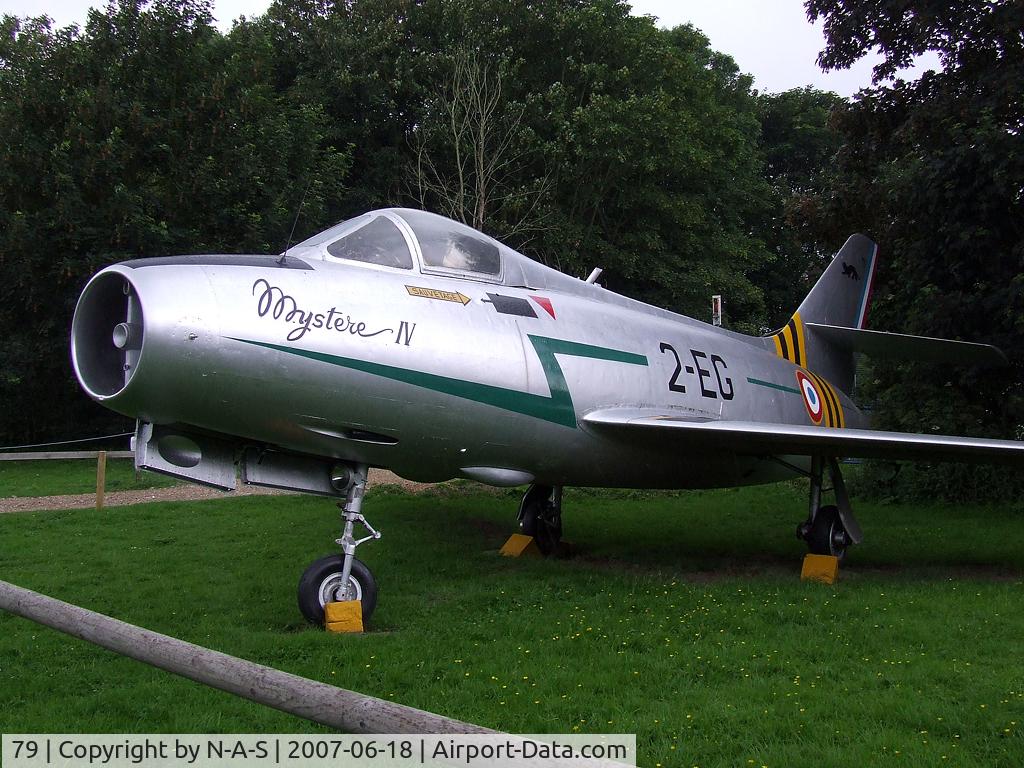 79, Dassault Mystere IVA C/N 79, Preserved at Flixton