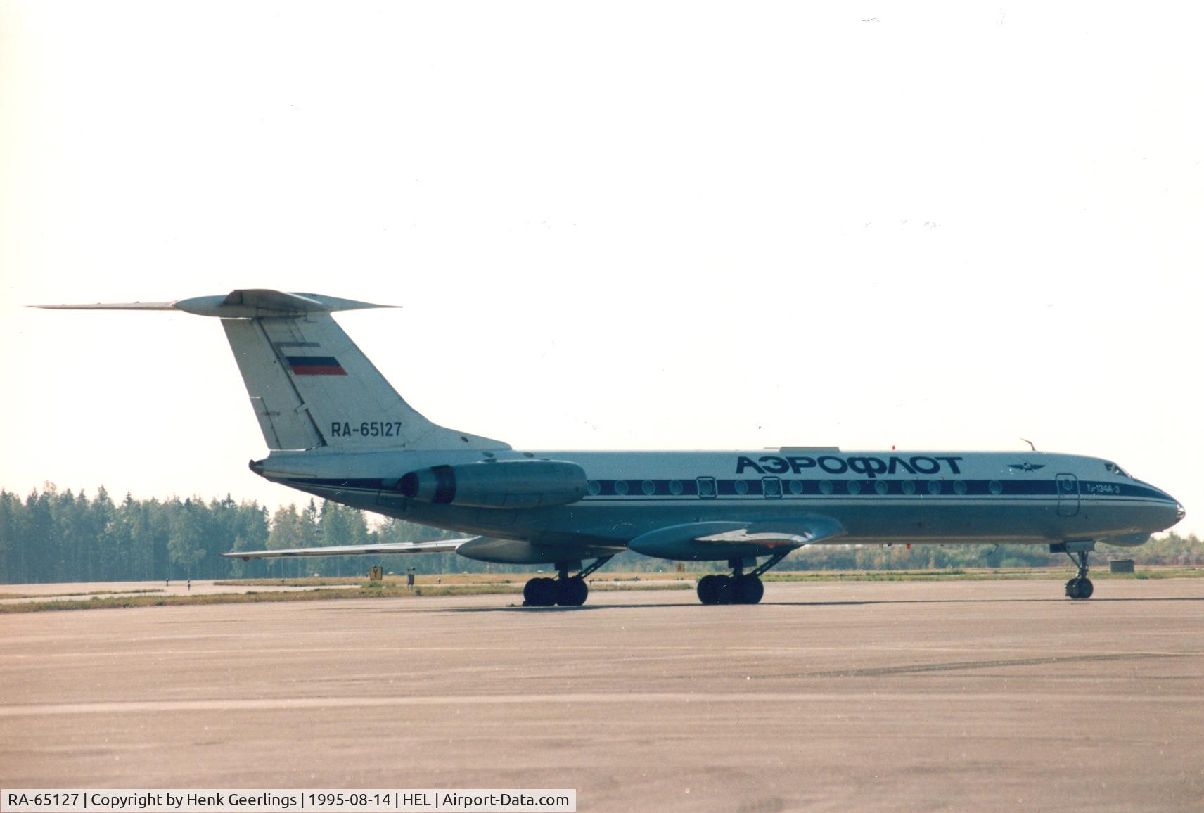 RA-65127, Tupolev Tu-134A-3 C/N 60627, Aeroflot