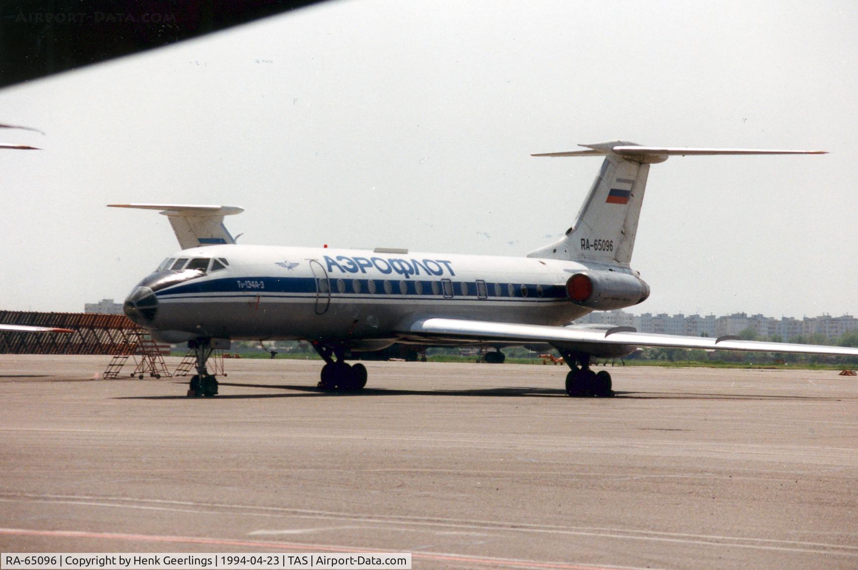 RA-65096, 1977 Tupolev Tu-134A C/N 60257, Aeroflot