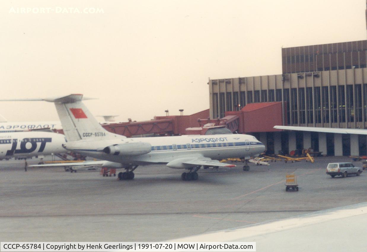 CCCP-65784, 1980 Tupolev Tu-134A-3 C/N 62715, Aeroflot