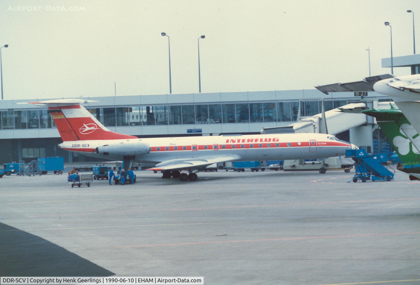 DDR-SCV, 1974 Tupolev Tu-134A C/N 4312095, Interflug