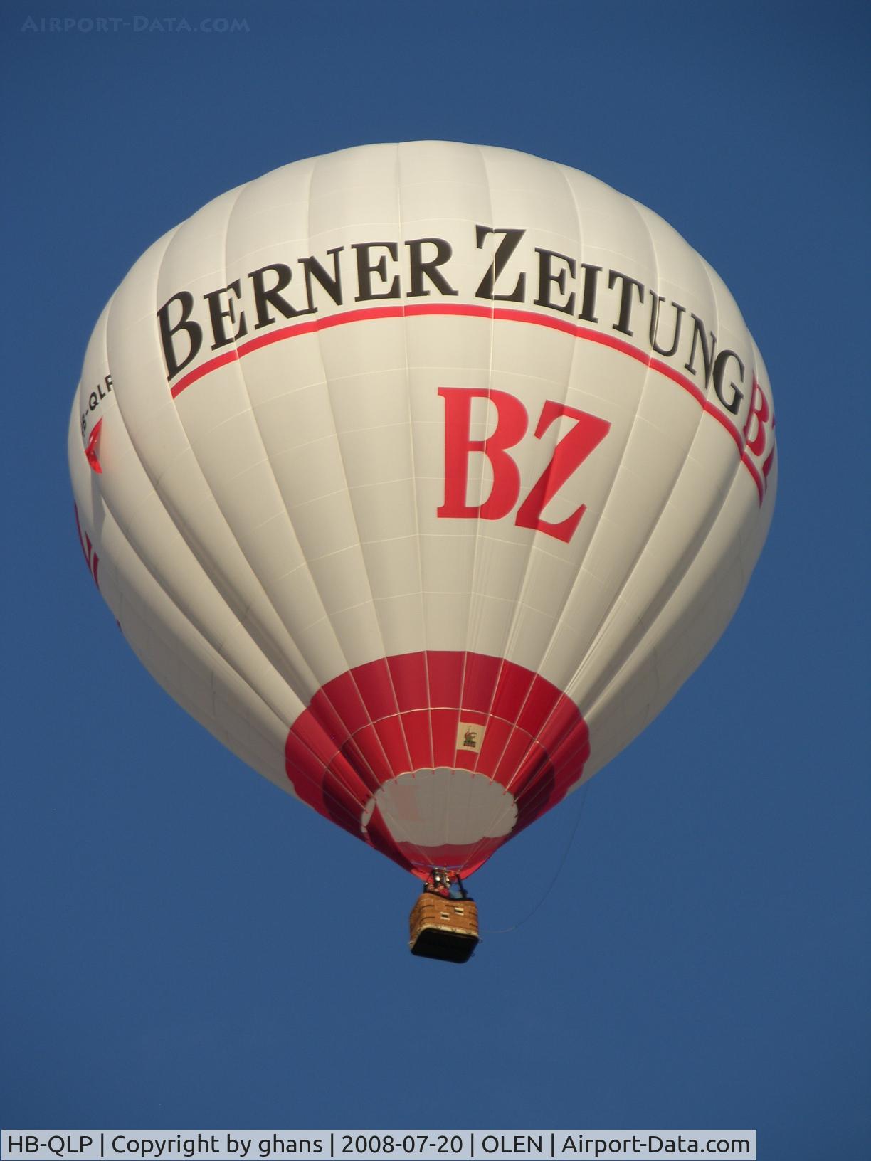 HB-QLP, 2006 Schroeder Fire Balloons G34/24 C/N 1214, Olen 2008