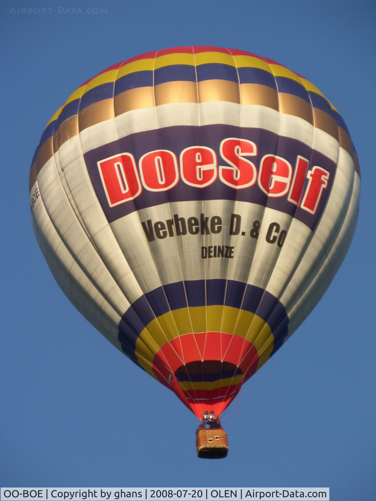 OO-BOE, 2000 Cameron Z-105 C/N 4891, Olen 2008