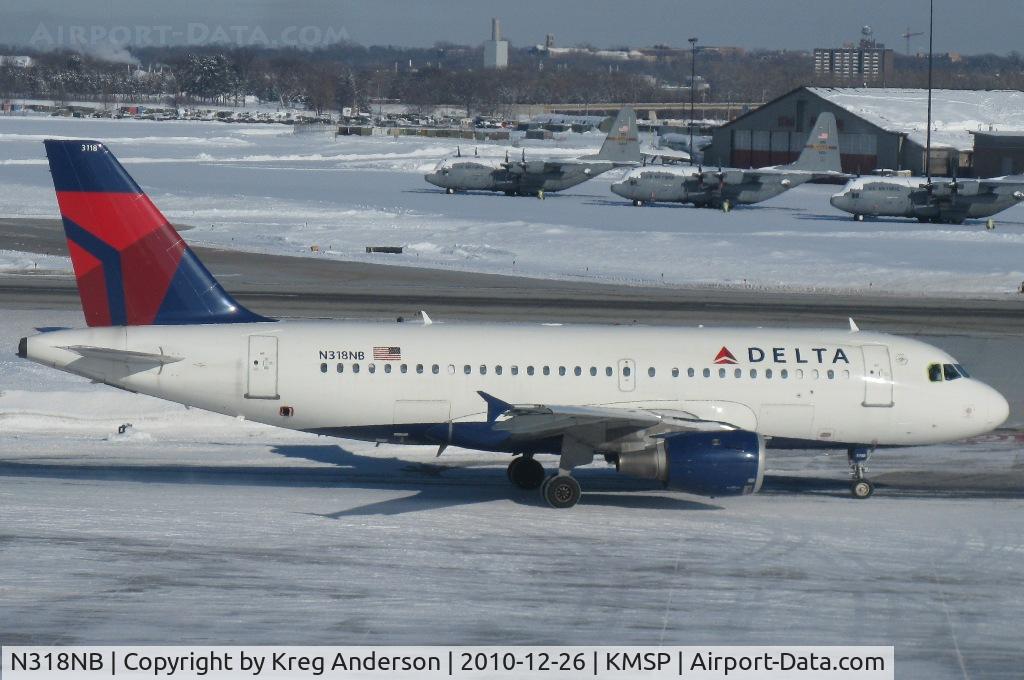 N318NB, 2000 Airbus A319-114 C/N 1325, Delta Airlines Airbus A319-114