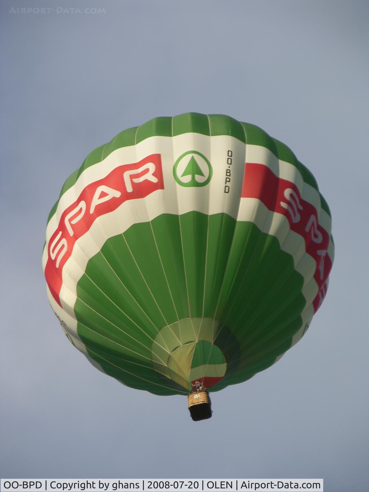 OO-BPD, 2007 Cameron Balloons N-105 C/N 3005 (2), Olen 2008
