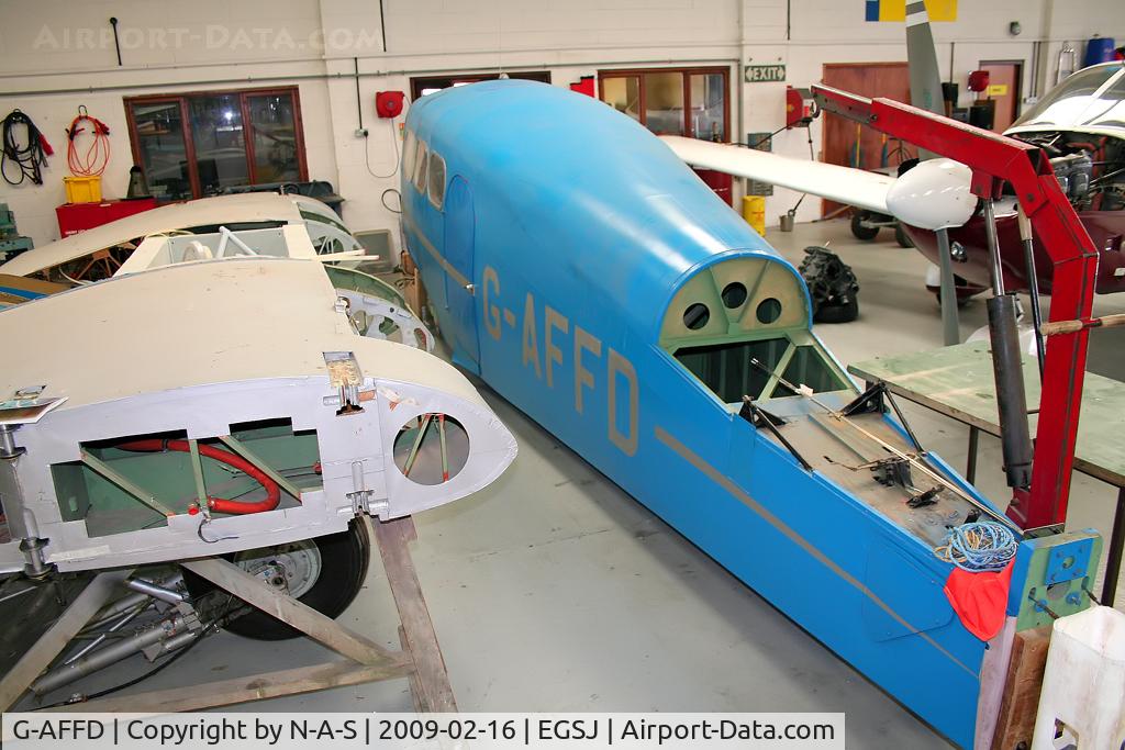 G-AFFD, 1938 Percival P-16 Q-6 Petrel C/N Q-21, Dismantled