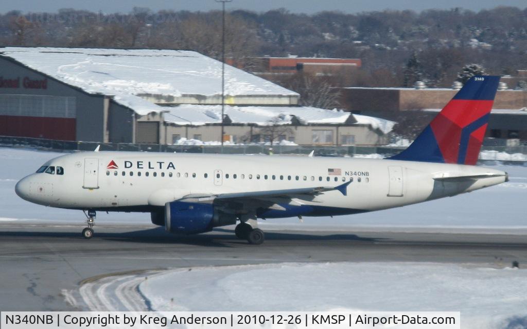 N340NB, 2002 Airbus A319-114 C/N 1714, Delta Airlines Airbus A319-114