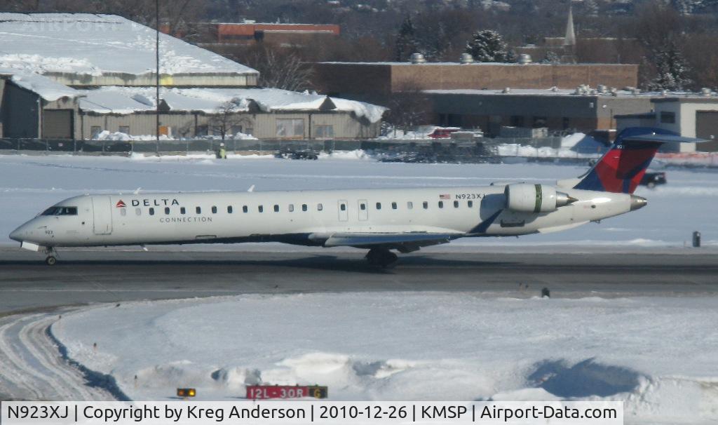 N923XJ, 2008 Bombardier CRJ-900ER (CL-600-2D24) C/N 15177, Delta Connection Bombardier CRJ-900