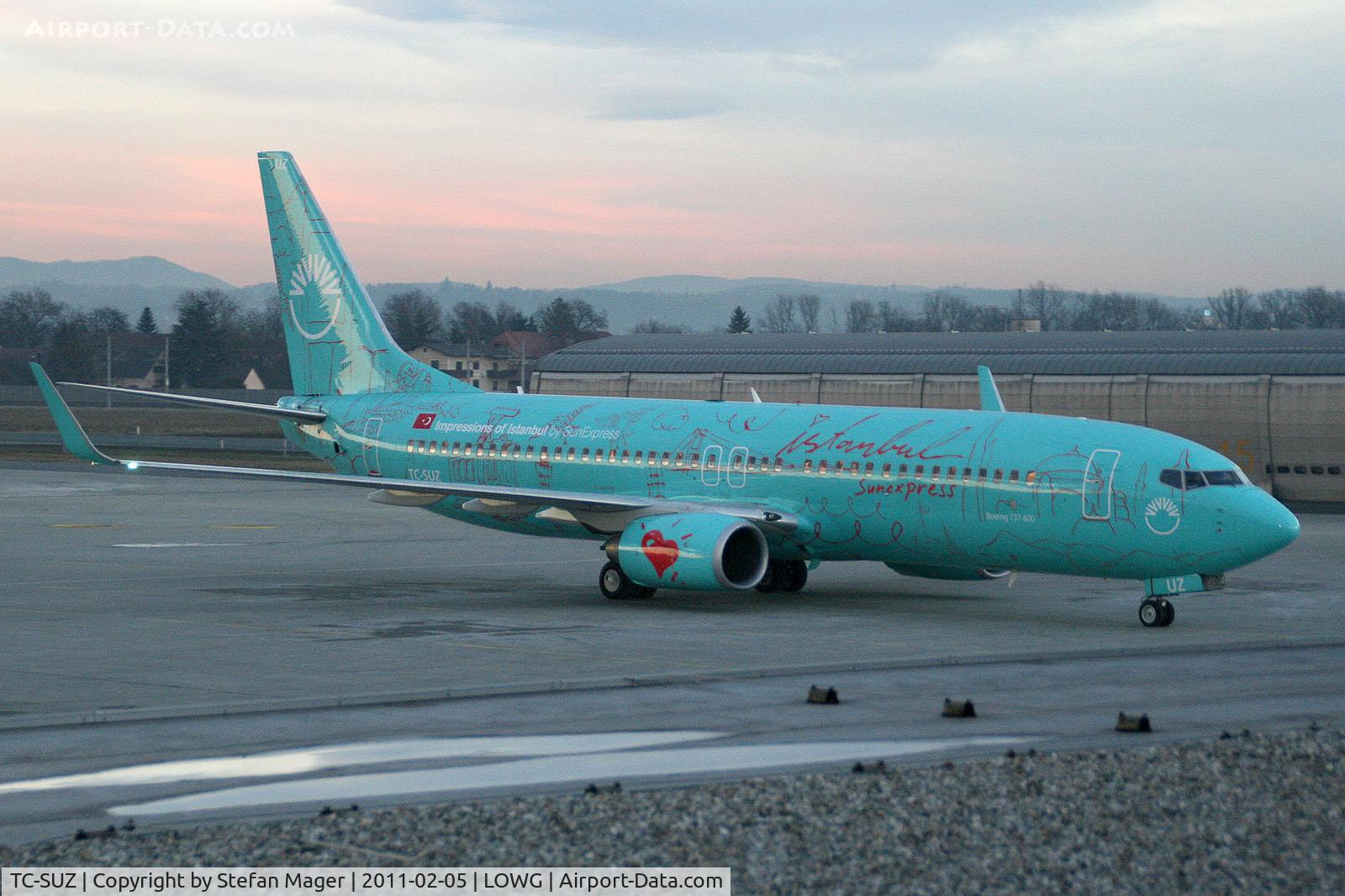 TC-SUZ, 2008 Boeing 737-8HX C/N 29649, Sun Express