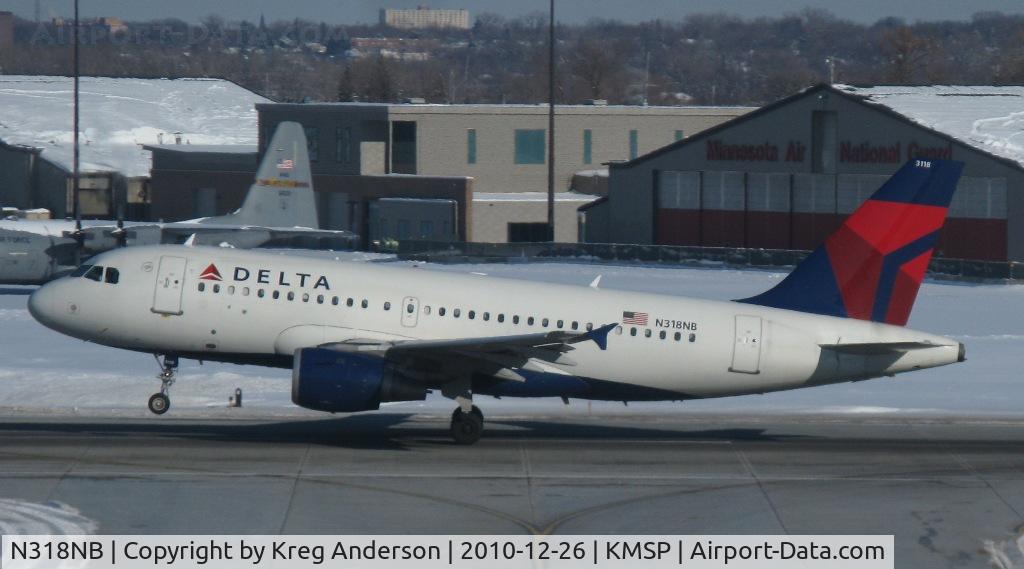N318NB, 2000 Airbus A319-114 C/N 1325, Delta Airlines Airbus A319-114