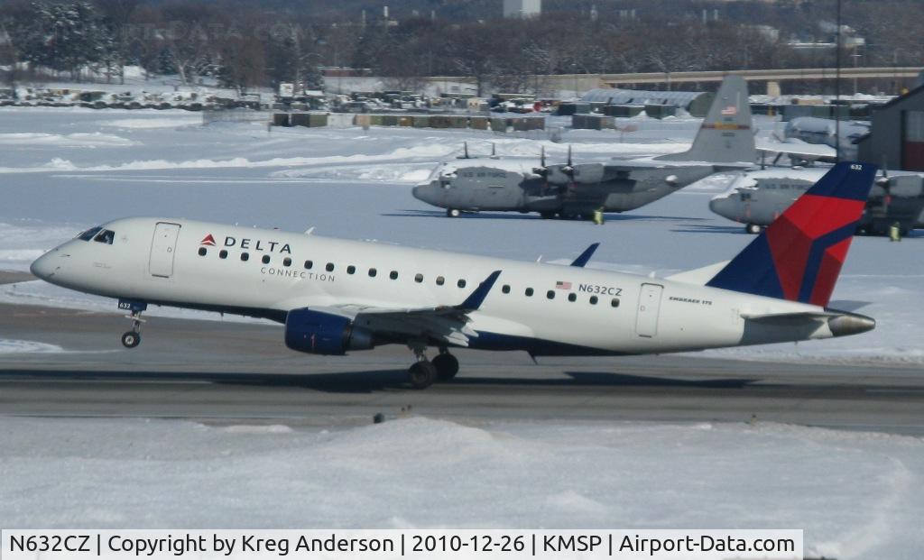 N632CZ, 2008 Embraer 175LR (ERJ-170-200LR) C/N 17000244, Delta Connection Embraer ERJ-170