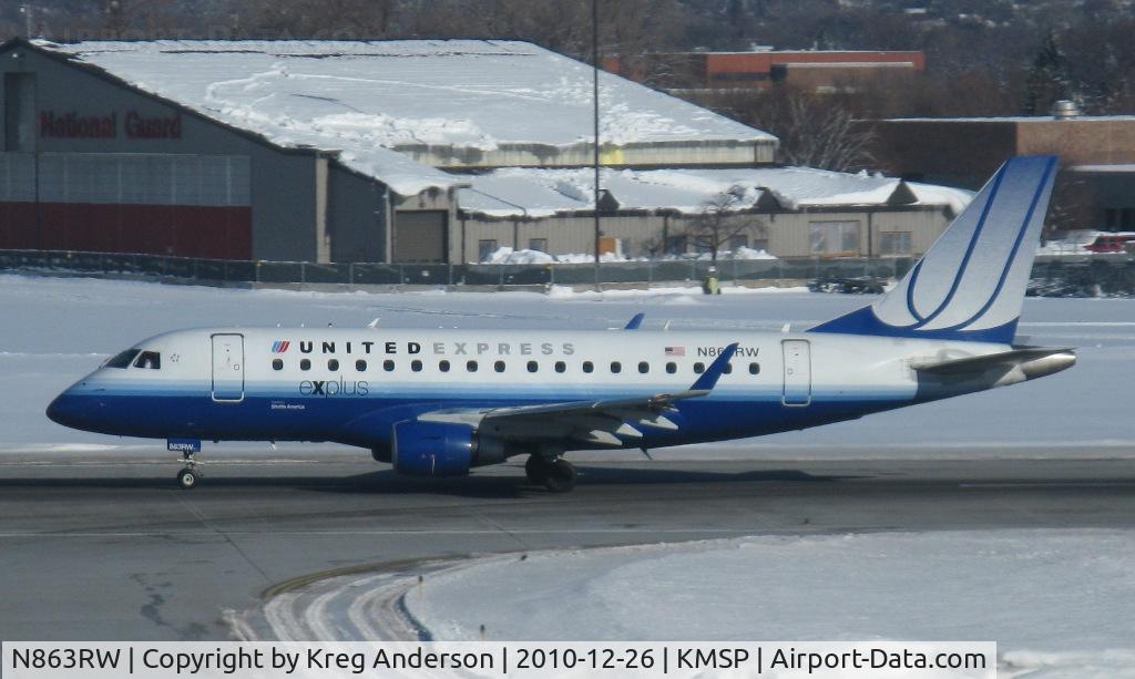 N863RW, 2005 Embraer 170SE (ERJ-170-100SE) C/N 17000100, United Express Embraer ERJ-170