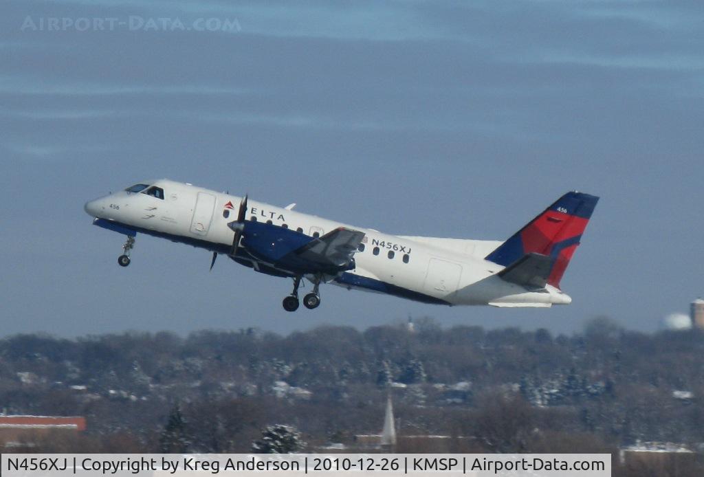 N456XJ, 1998 Saab 340B C/N 340B-456, Delta Connection Saab 340B