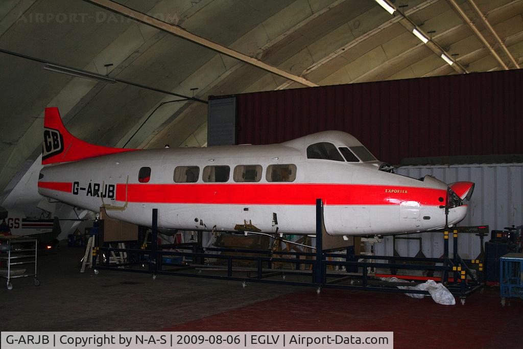 G-ARJB, 1960 De Havilland DH-104 Dove 8 C/N 04518, Dismantled at Little Rissington