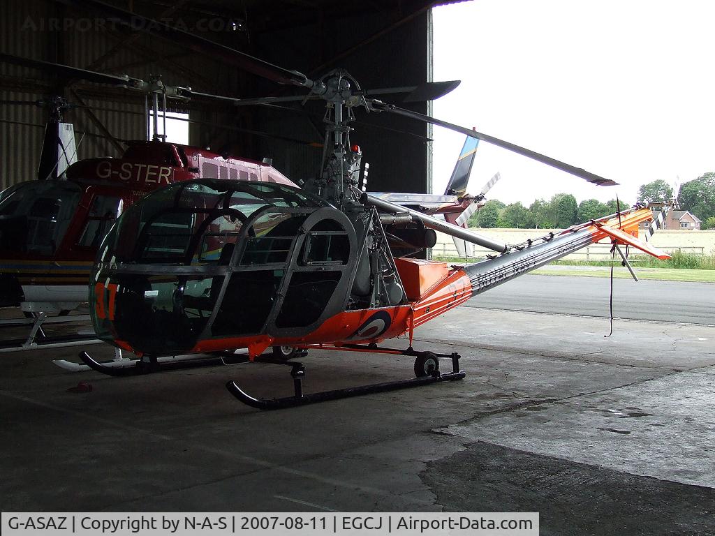 G-ASAZ, 1960 Hiller UH-12E C/N 2070, Based