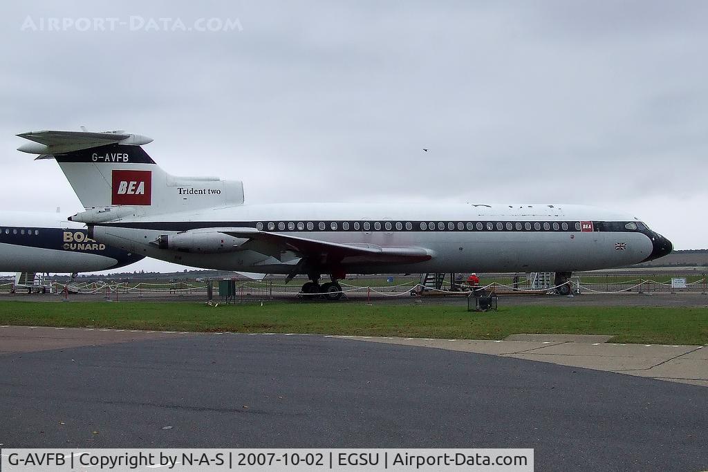 G-AVFB, 1967 Hawker Siddeley HS-121 Trident 2E C/N 2141, Preserved
