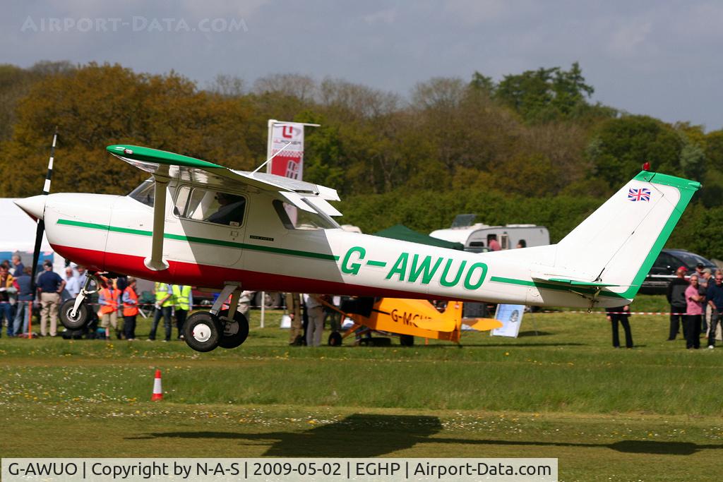 G-AWUO, 1968 Reims Cessna F150H C/N 0380, Seconds from touchdown