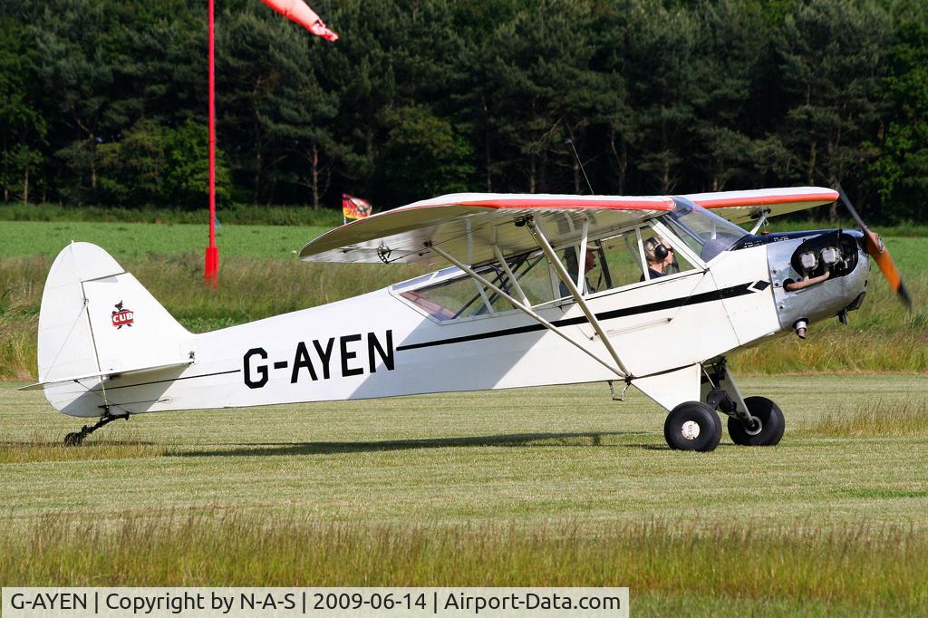 G-AYEN, 1944 Piper J3C-65 Cub Cub C/N 43835, Taken at Northrepps, UK