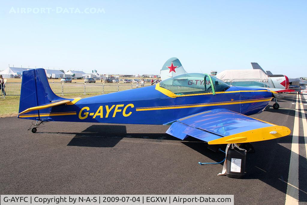 G-AYFC, 1970 Rollason Druine D-62B Condor C/N RAE/644, Static