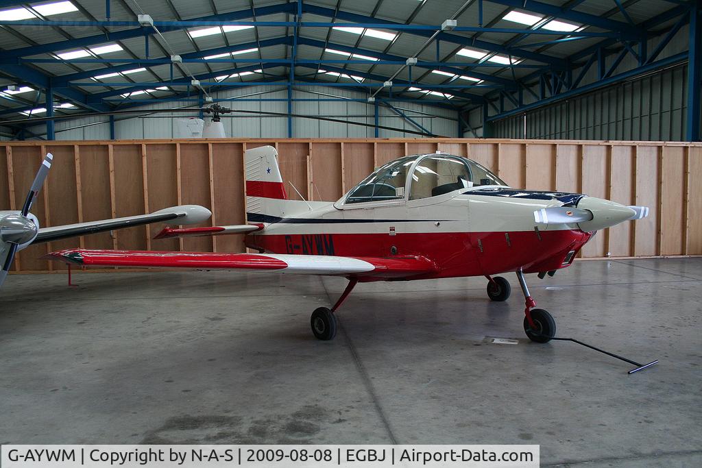 G-AYWM, 1971 AESL Glos-Airtourer Super 150/T6 C/N A534, Based