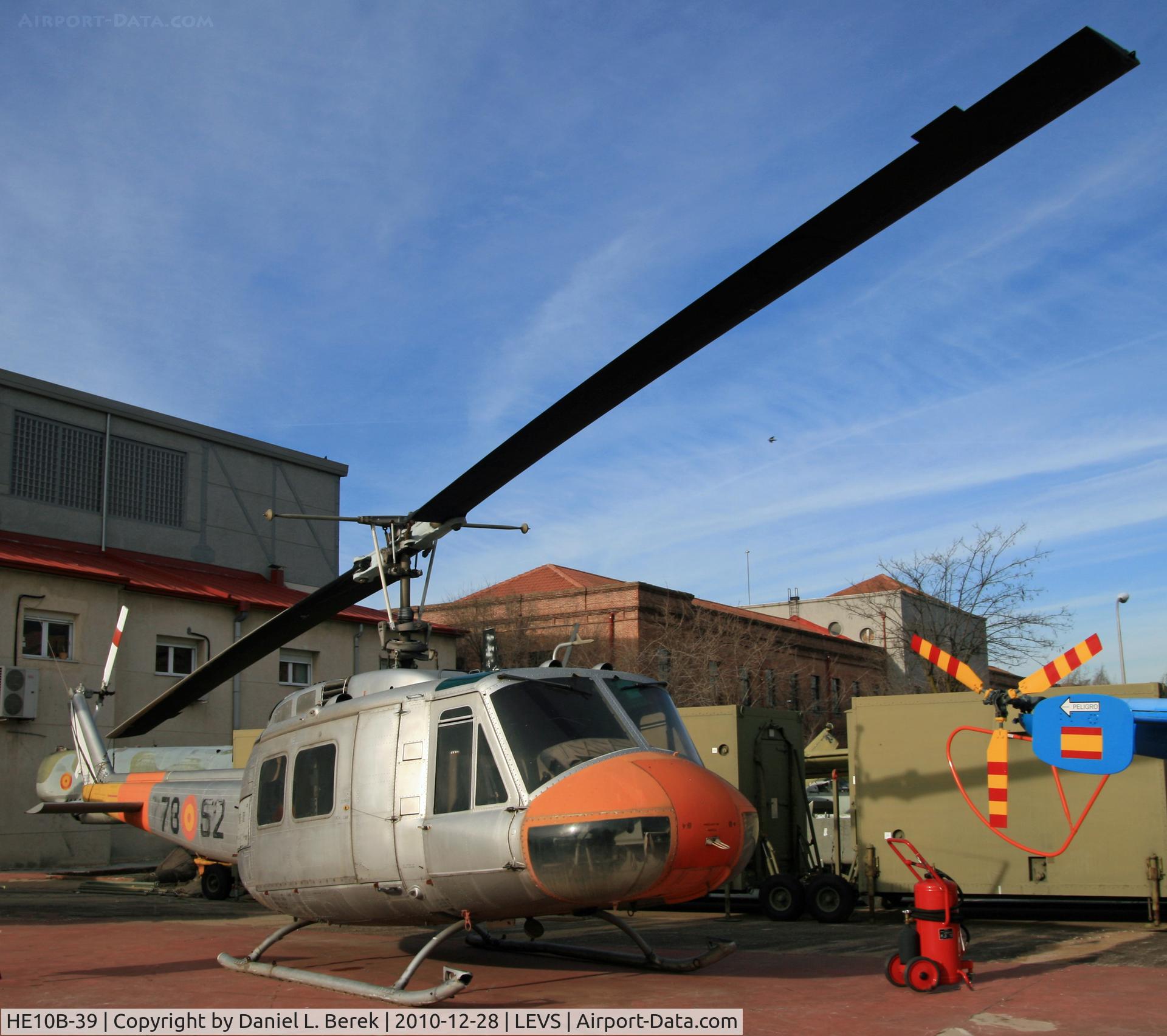 HE10B-39, 1972 Bell UH-1H Iroquois C/N 13276, Nicely preserved at the Museo del Aire, Madrid, Spain.
