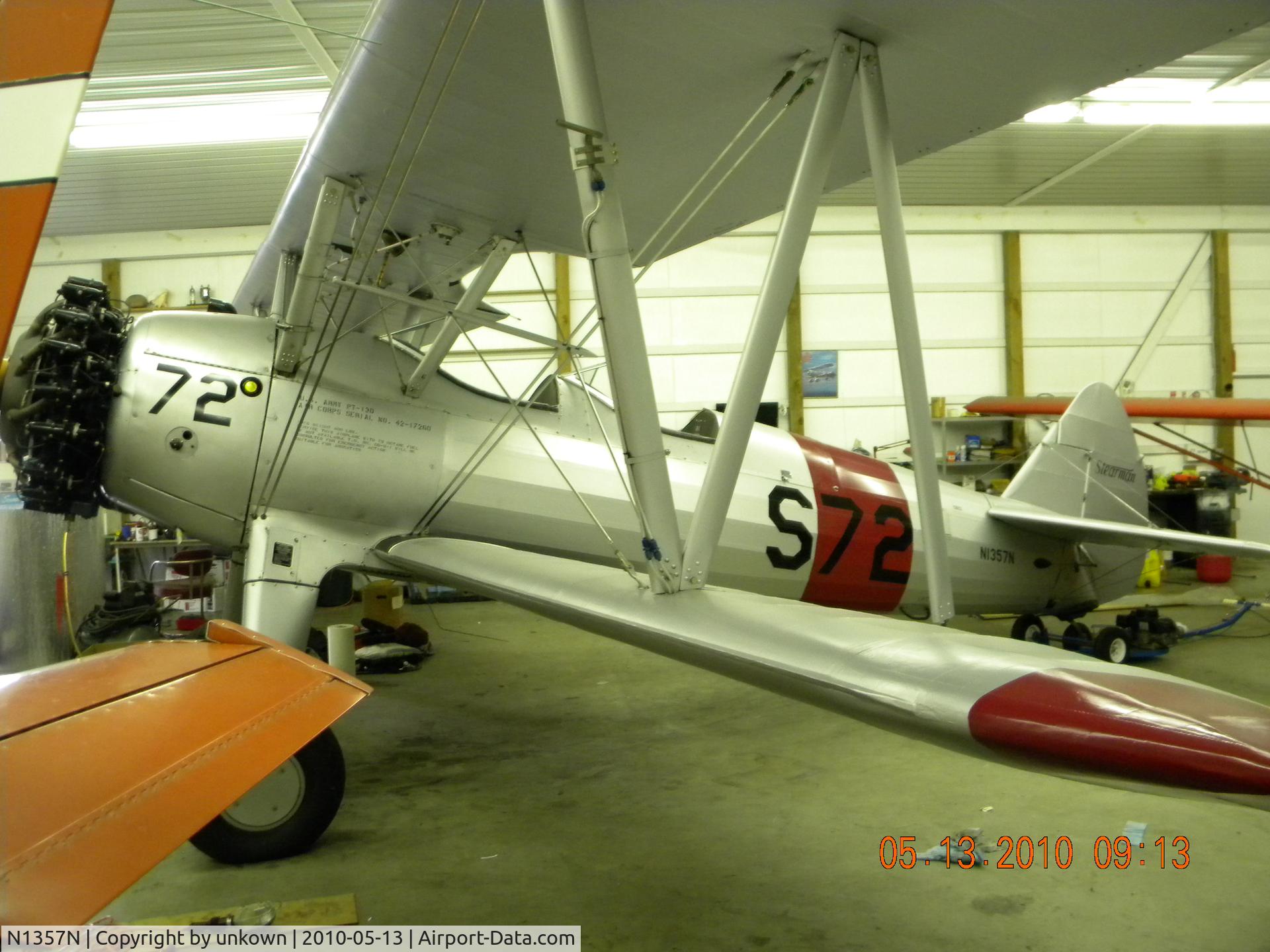 N1357N, 1943 Boeing A75N1(PT17) C/N 75-5423, 19-- boing