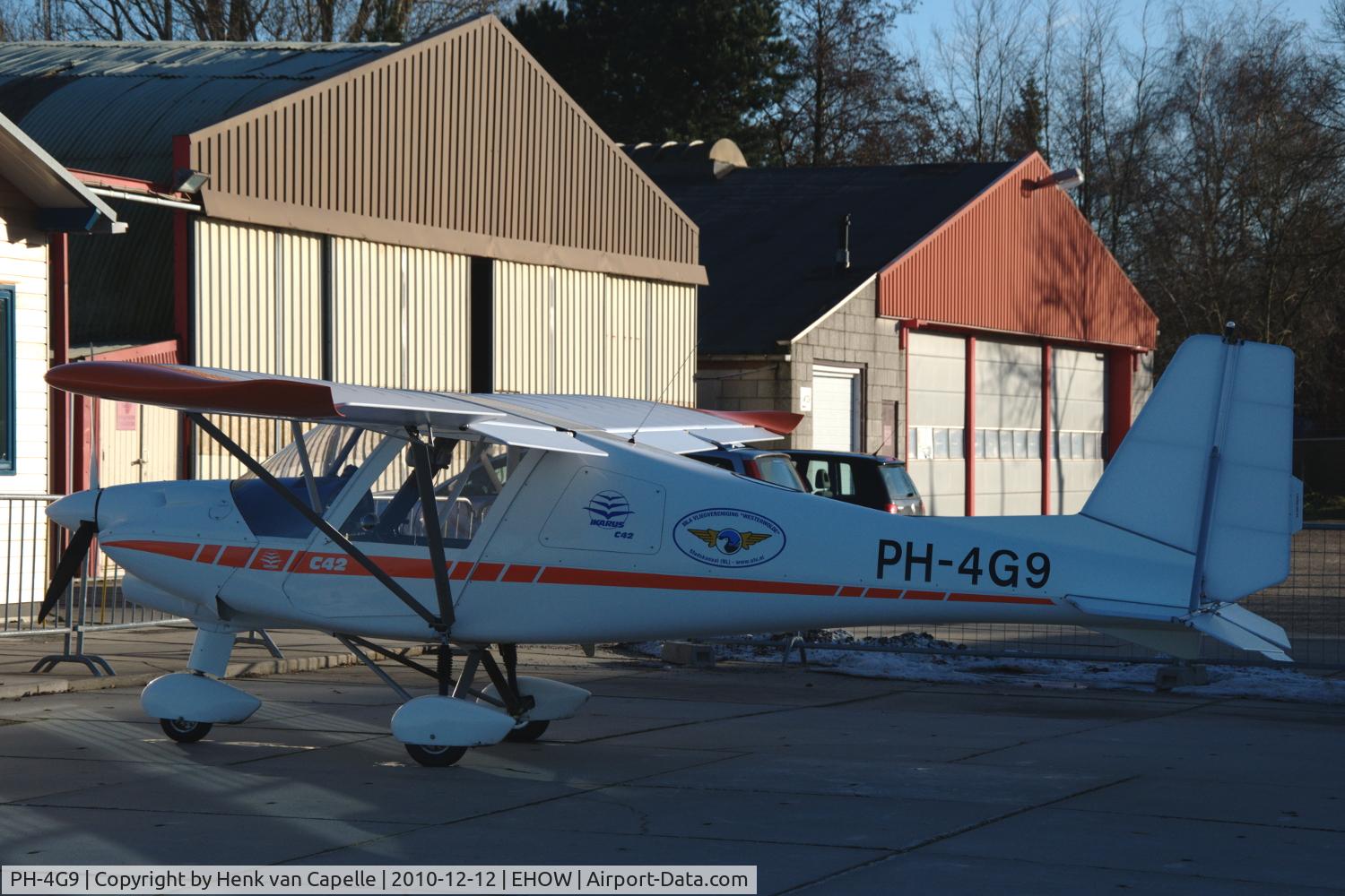 PH-4G9, 2010 Comco Ikarus C42B C/N 1007-7113, C42B ultralight at Oostwold airfield.