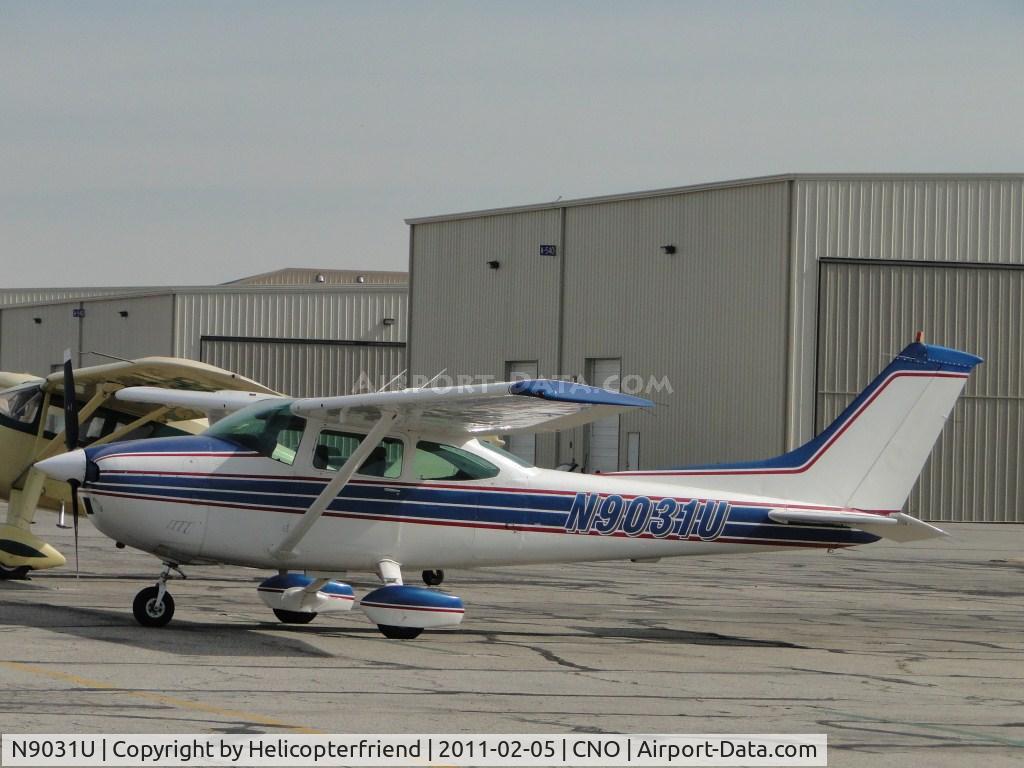 N9031U, 1977 Cessna 182Q Skylane C/N 18265445, Parked in the area south of the paint shop