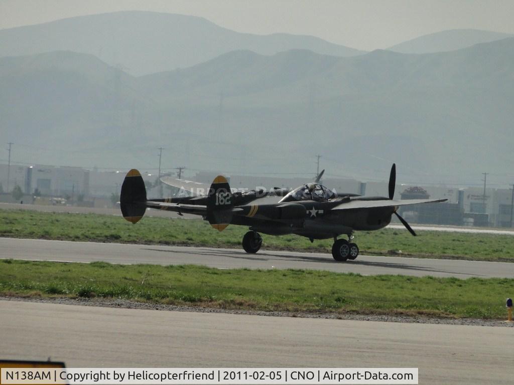 N138AM, 1943 Lockheed P-38J Lightning C/N 44-23314, Rolling out