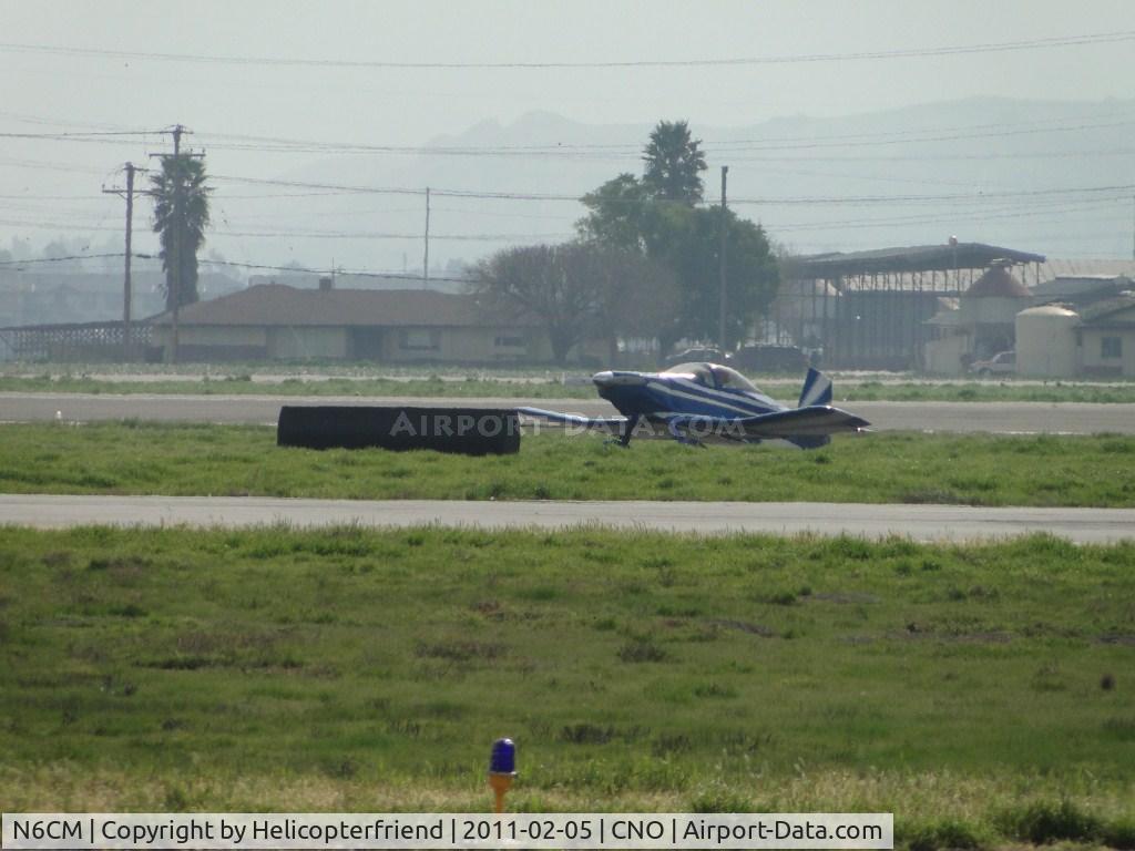 N6CM, 1978 Thorp T-18 Tiger C/N 712, Landed on runway 26L and is taxiing back towards the hanger