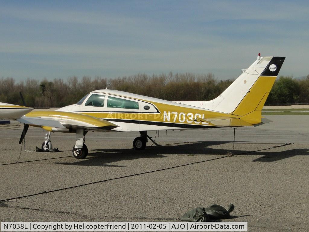 N7038L, 1966 Cessna 310K C/N 310K0138, Parked in the east parking area