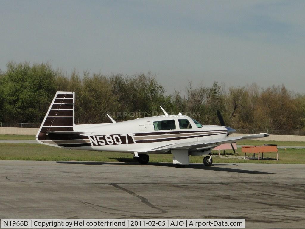 N1966D, 1952 Beech C35 Bonanza C/N D-3249, Parked in the eastside parking area