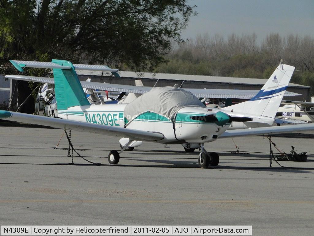 N4309E, 1978 Piper PA-38-112 Tomahawk Tomahawk C/N 38-78A0544, Parked and tied down