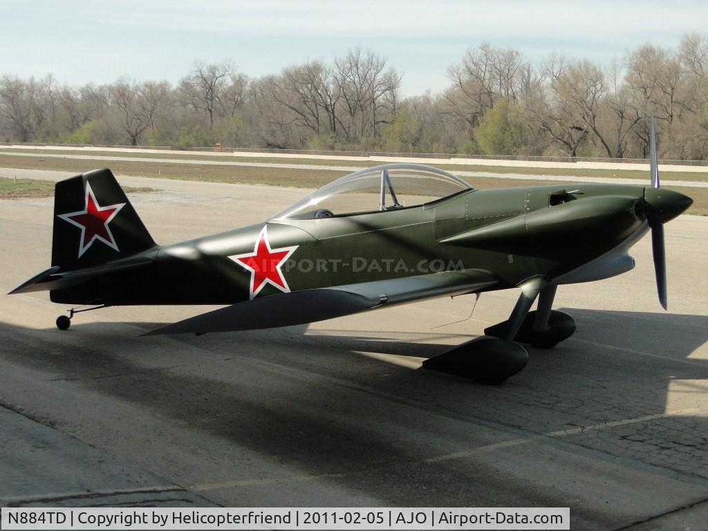 N884TD, Vans RV-4 C/N 4314, Parked outside the hanger