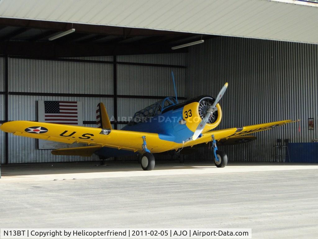 N13BT, 1942 Consolidated Vultee BT-15 C/N 11453, Parked in the hanger