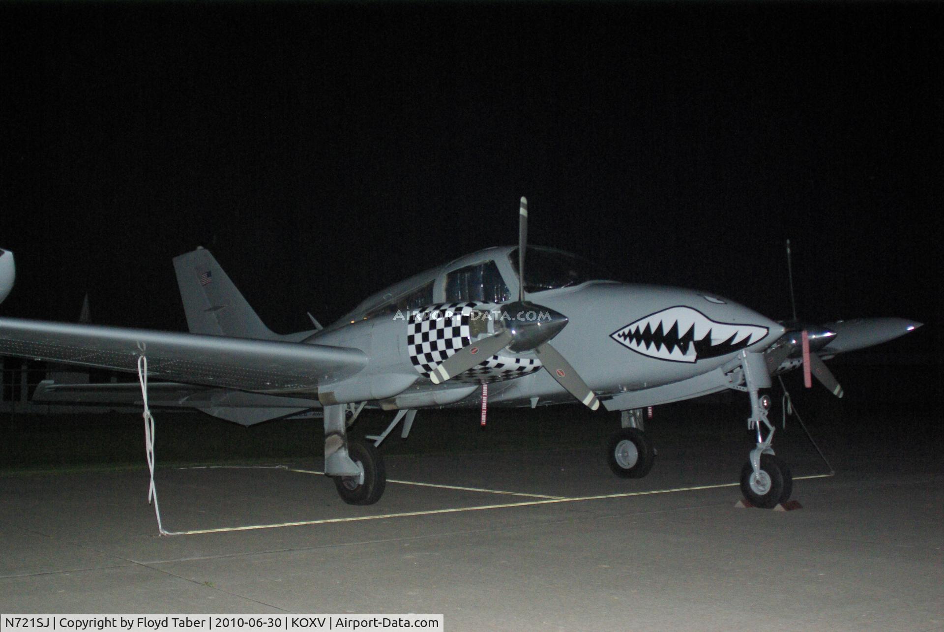N721SJ, 1973 Cessna 310Q C/N 310Q0721, Overnight for Knoxville