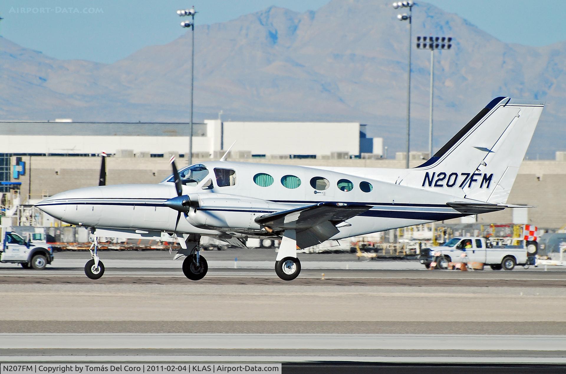 N207FM, 1976 Cessna 421C Golden Eagle C/N 421C0203, N207FM 1976 Cessna 421C C/N 421C0203

Las Vegas - McCarran International (LAS / KLAS)
USA - Nevada, February 4, 2011
Photo: Tomas Del Coro