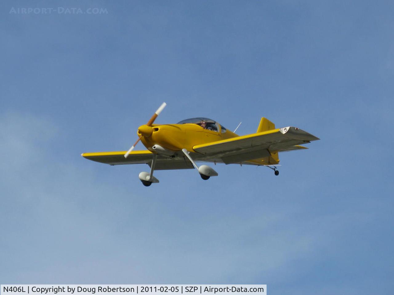 N406L, 2008 Vans RV-6 C/N 936, Provo PROVO 6, Lycoming O-320 160 Hp, on final Rwy 22