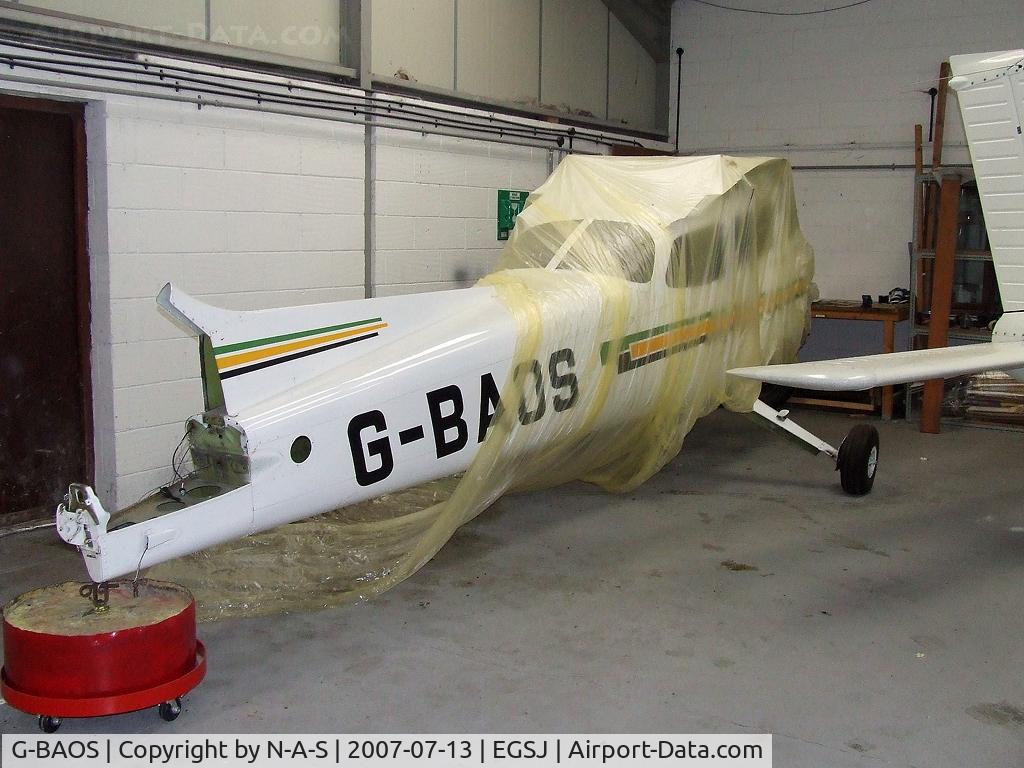 G-BAOS, 1973 Reims F172M Skyhawk Skyhawk C/N 0946, Based, after its landing incident