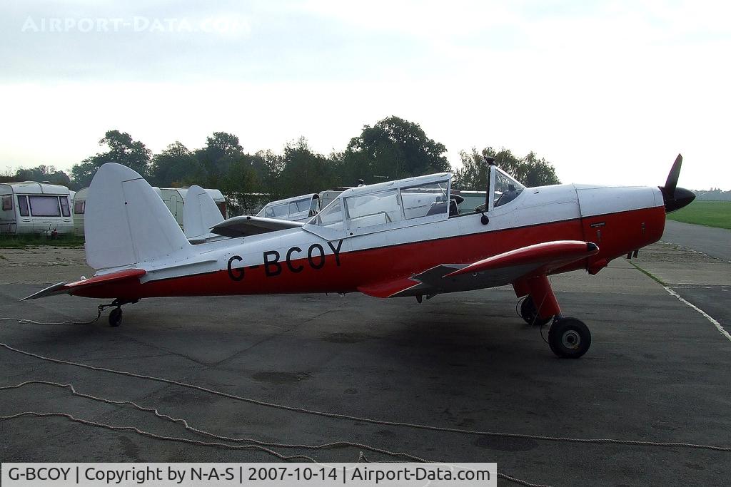 G-BCOY, 1950 De Havilland DHC-1 Chipmunk 22 (Lycoming) C/N C1/0212, Taken at Husbands Bosworth, UK