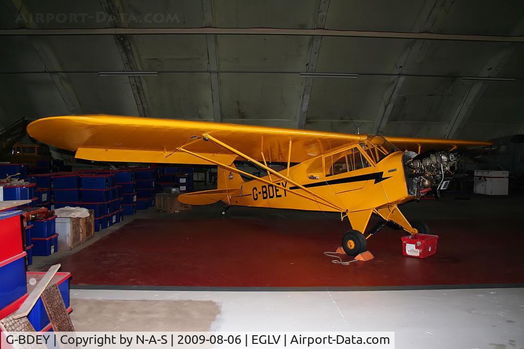 G-BDEY, 1943 Piper L-4H Grasshopper (J3C-65D) C/N 11529, Taken at Little Rissington, UK