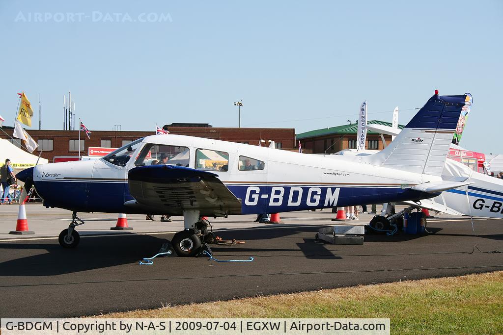 G-BDGM, 1974 Piper PA-28-151 Cherokee Warrior C/N 28-7415165, Static