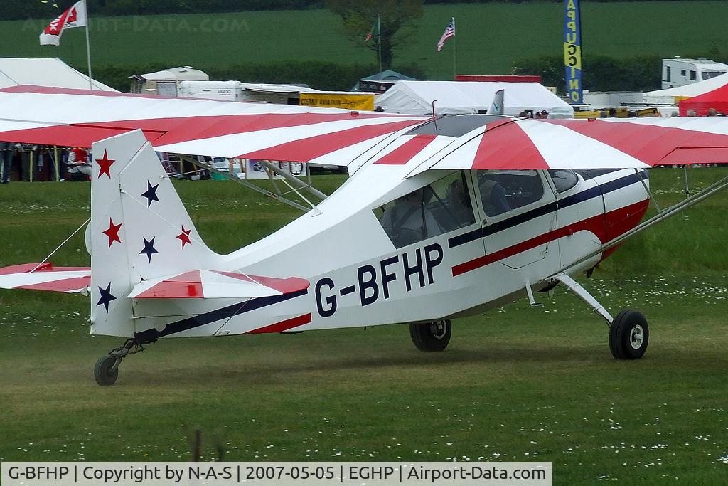 G-BFHP, 1967 Champion 7GCAA Citabria Citabria C/N 114, Departing Micro Trade Fair