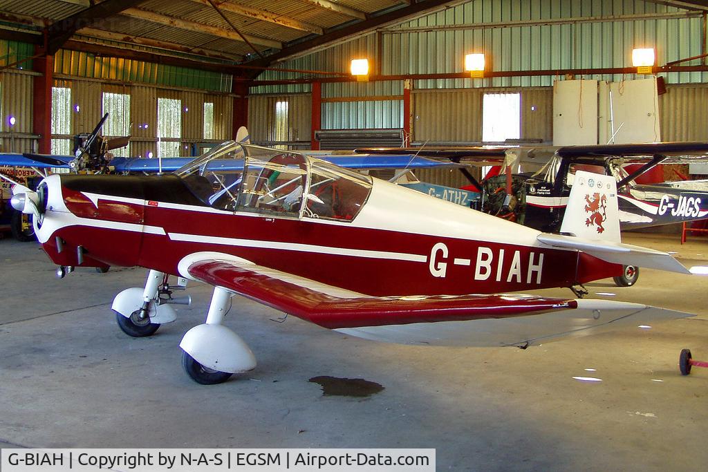 G-BIAH, 1964 Jodel D-112 C/N 1218, Parked inside